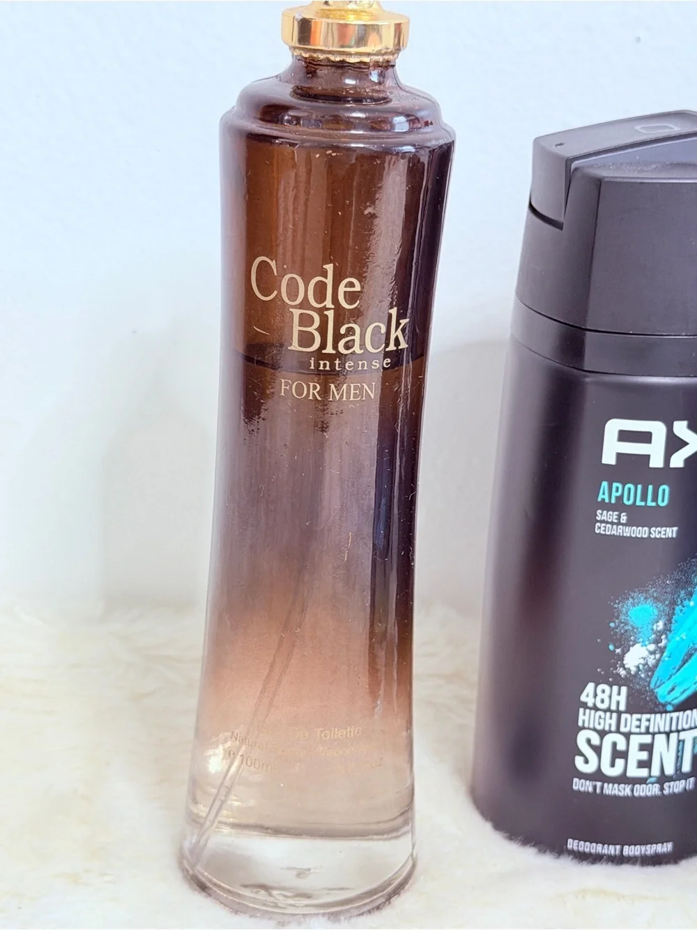 Apollo Black Deodorant Body Spray - Black/Blue